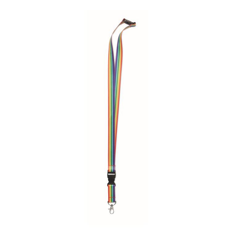 Lanyard RPET curcubeu BOWYARD Multicolor