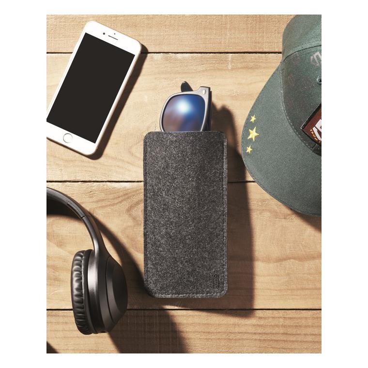 Husă ochelari din pâslă RPET NIRSON Gri închis