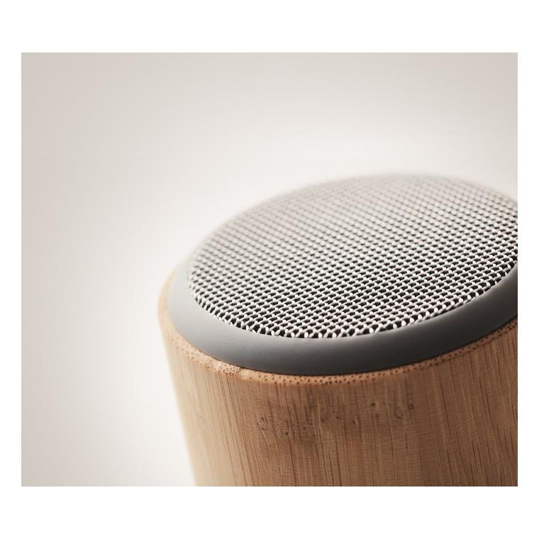Boxă wireless din bambus 5.0 RUGLI Natur