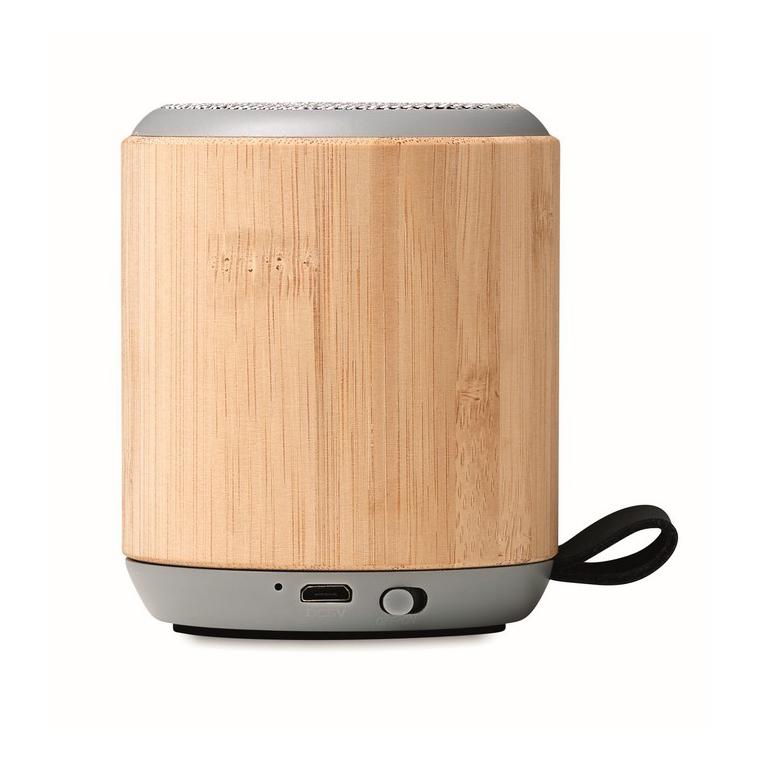 Boxă wireless din bambus 5.0 RUGLI Natur