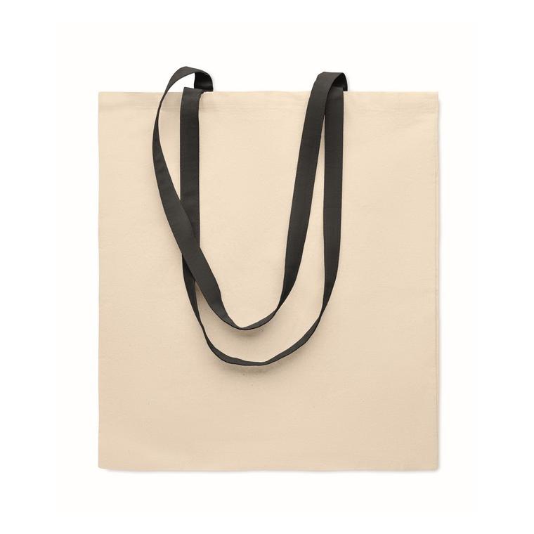 Sacosă din bumbac  140 gr/m² ZEVRA Negru