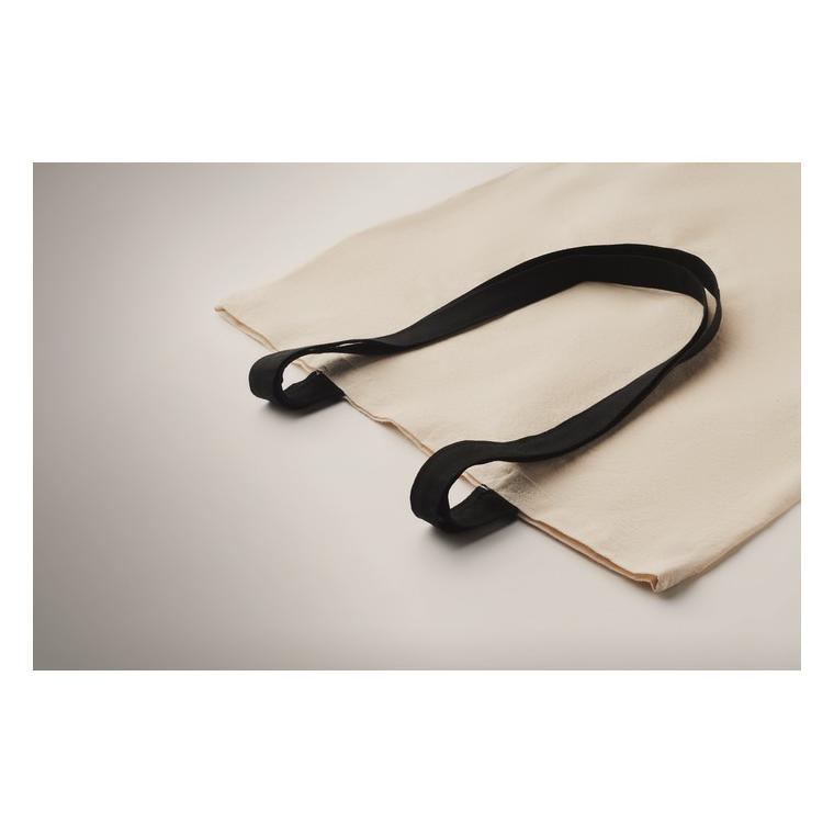 Sacosă din bumbac  140 gr/m² ZEVRA Negru