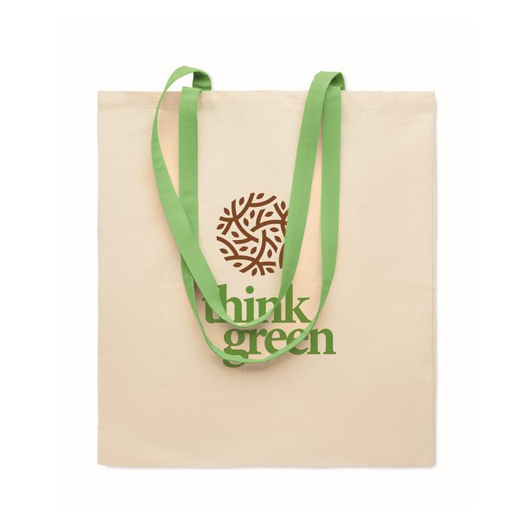 Sacosă din bumbac  140 gr/m² ZEVRA Lime