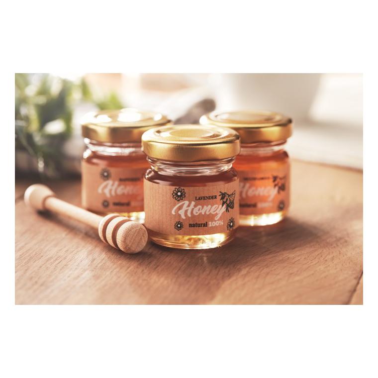 Set de 3 borcane cu miere BEEBEE SET Natur
