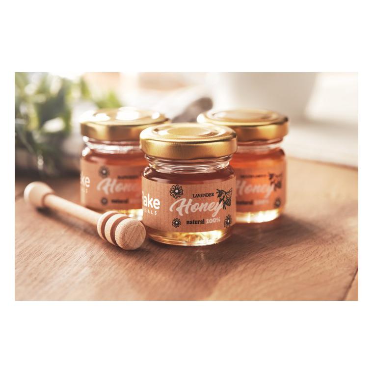Set de 3 borcane cu miere BEEBEE SET Natur