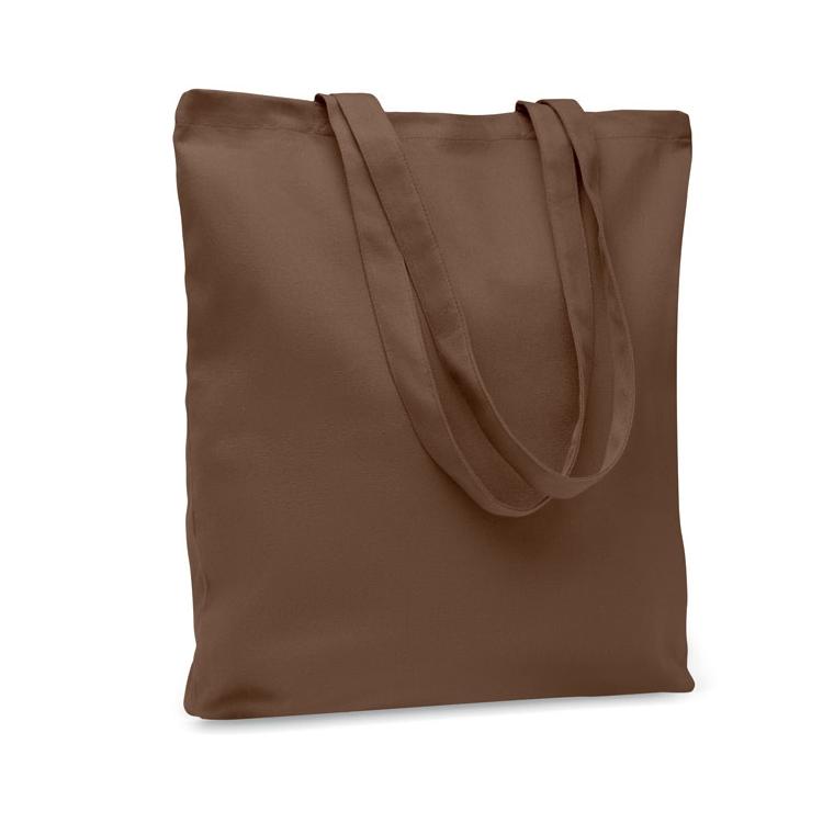 Sacoșă din pânză 270 gr/m² RASSA COLOURED Pământ