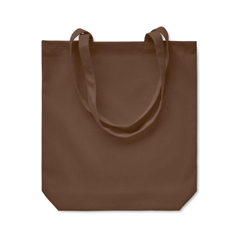 Sacoșă din pânză 270 gr/m² RASSA COLOURED Pământ