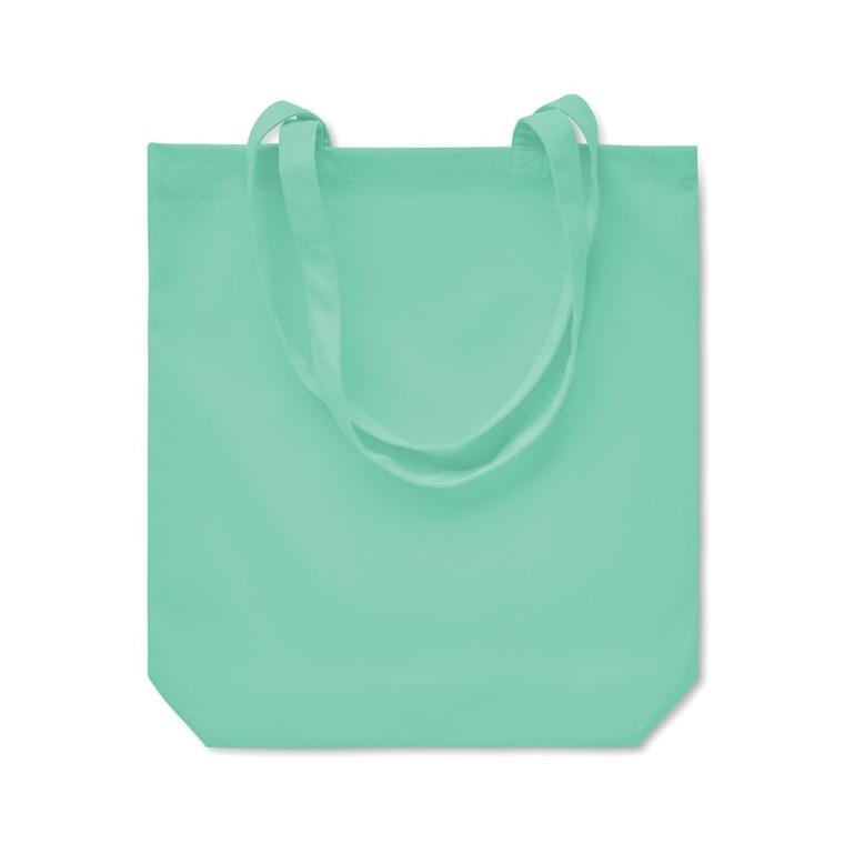 Sacoșă din pânză 270 gr/m² RASSA COLOURED Verde mentă
