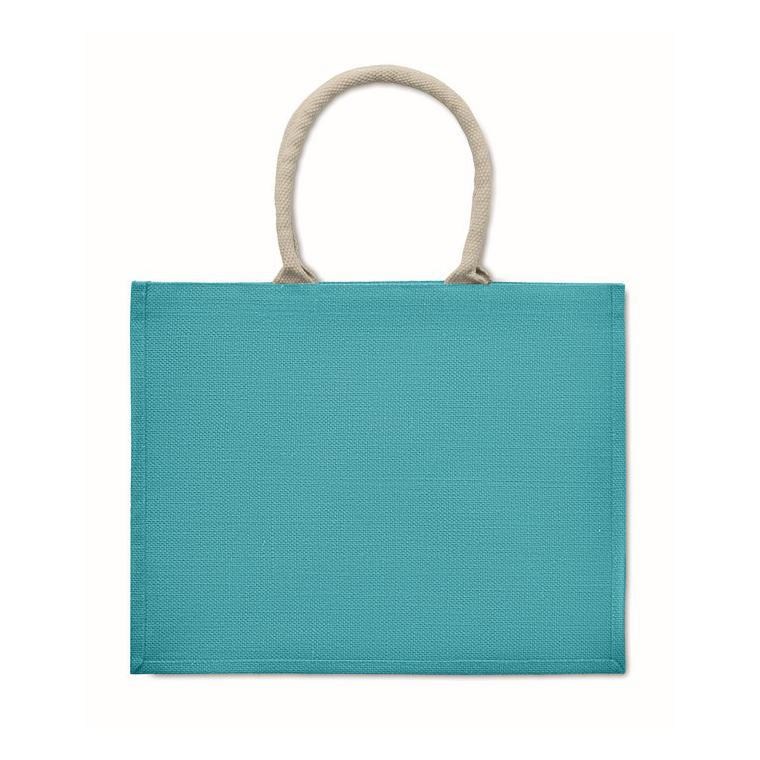 Geantă de cumpărături din iută AURA Turquoise