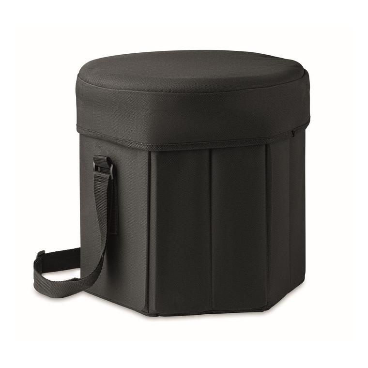 Scaun/masă/ geantă frigorifică SEAT & DRINK Negru