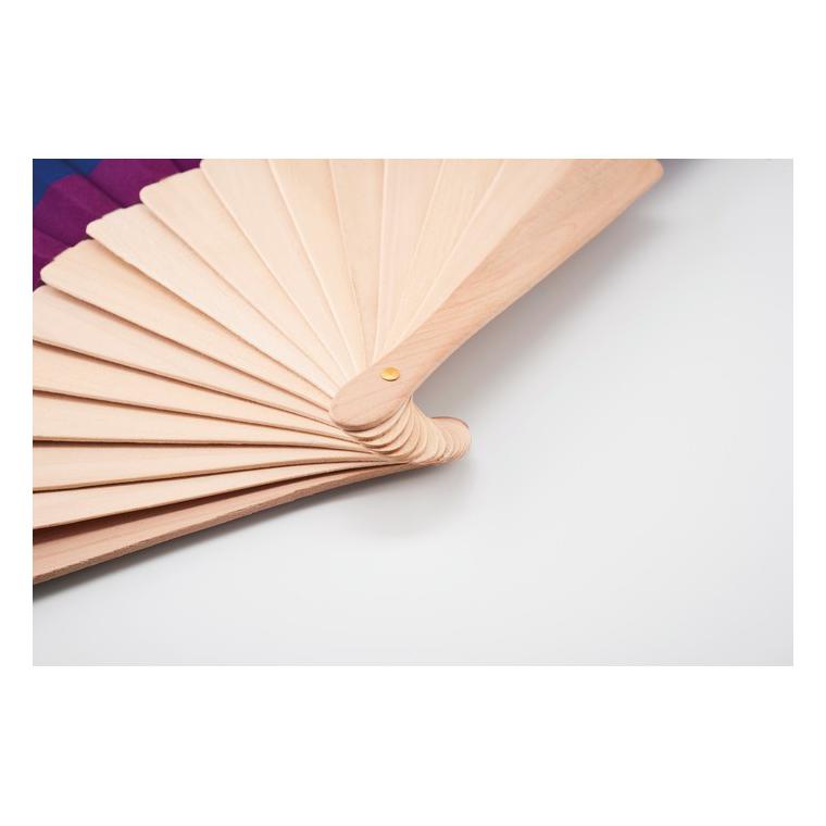 Evantai curcubeu din lemn BOWFAN Multicolor