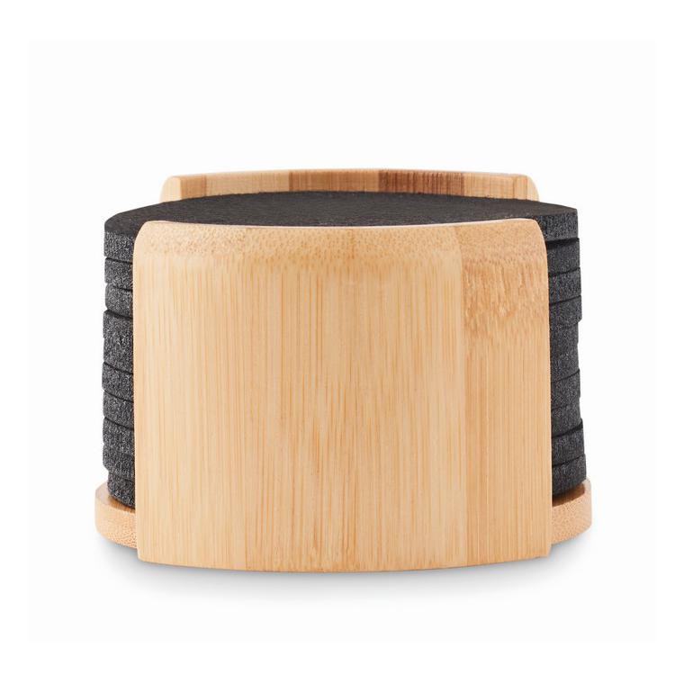 Suport pahare din RPET BAHIA Natur