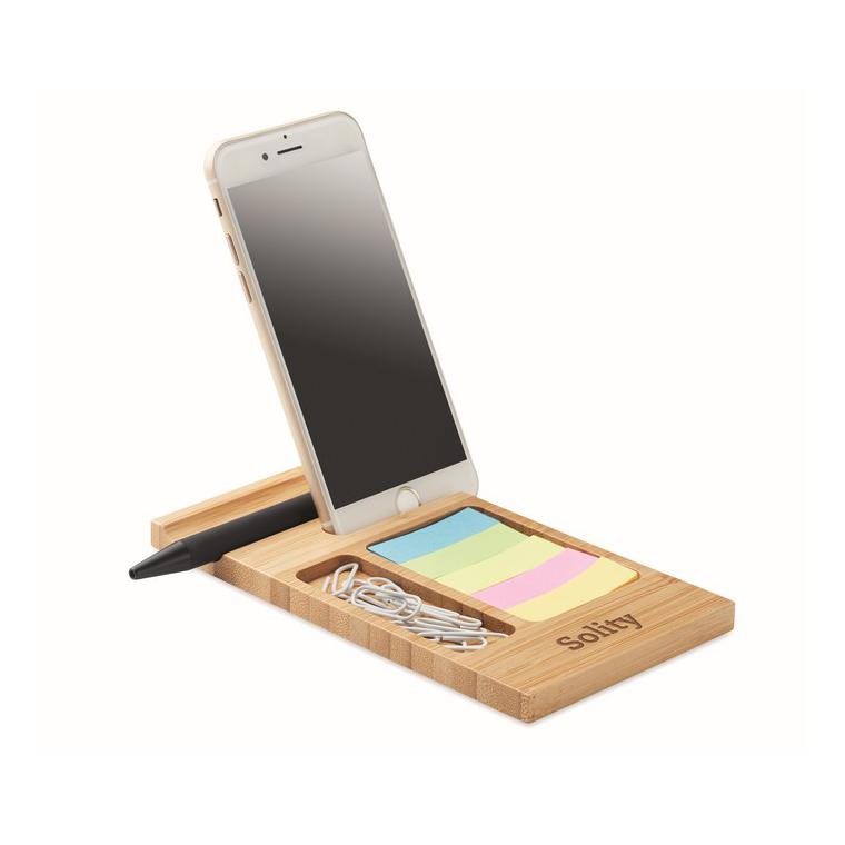 Suport telefon din bambus TREVIS Natur