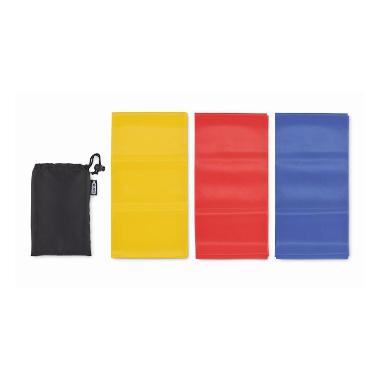 Set de 3 benzi de fitness TPE TOP FIT Negru