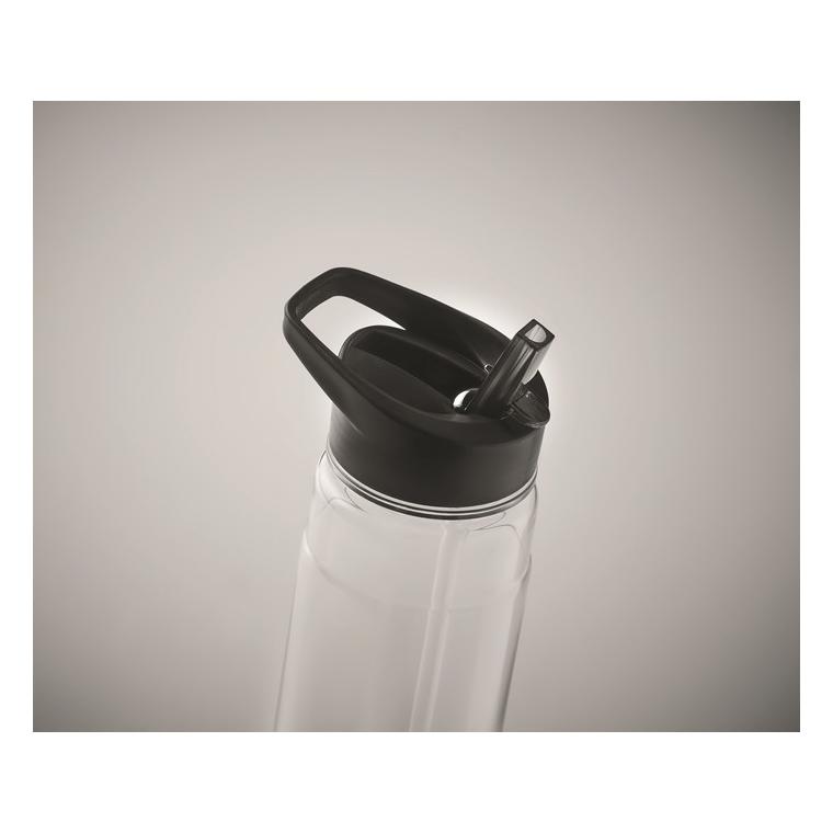 Sticla 650ml RPET cu capac PP ALABAMA Negru