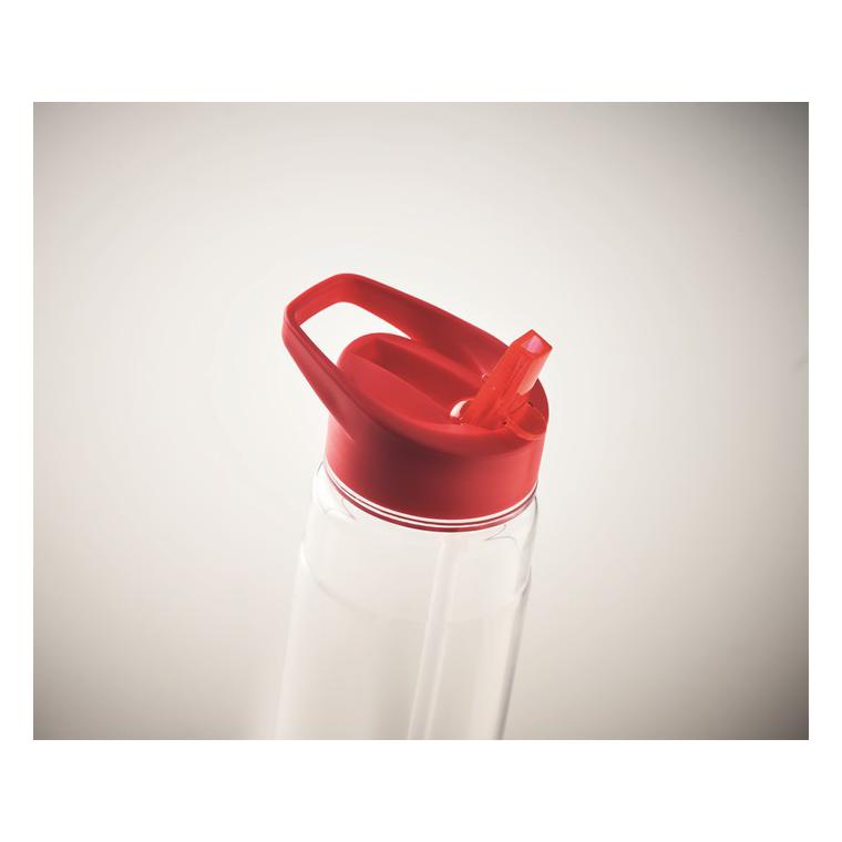 Sticla 650ml RPET cu capac PP ALABAMA Roșu