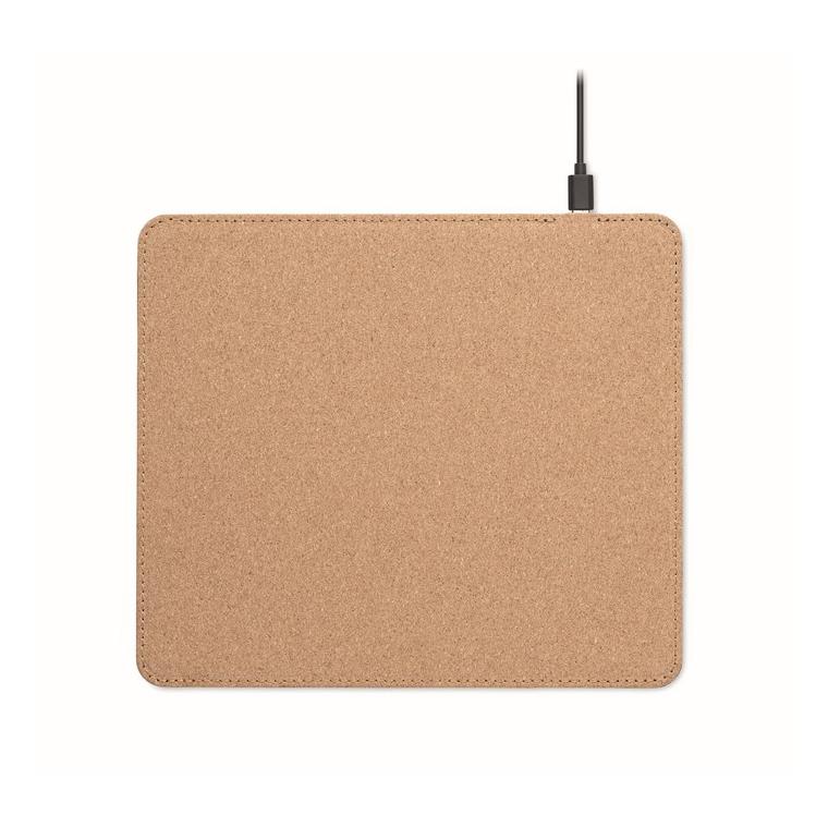 Încărcător mouse pad din plută WIRELESS MATTY Bej