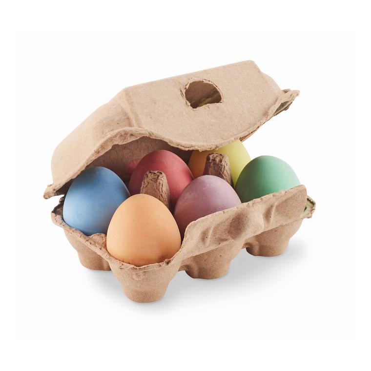6 crete formă de ou în cutie TAMAGO Bej