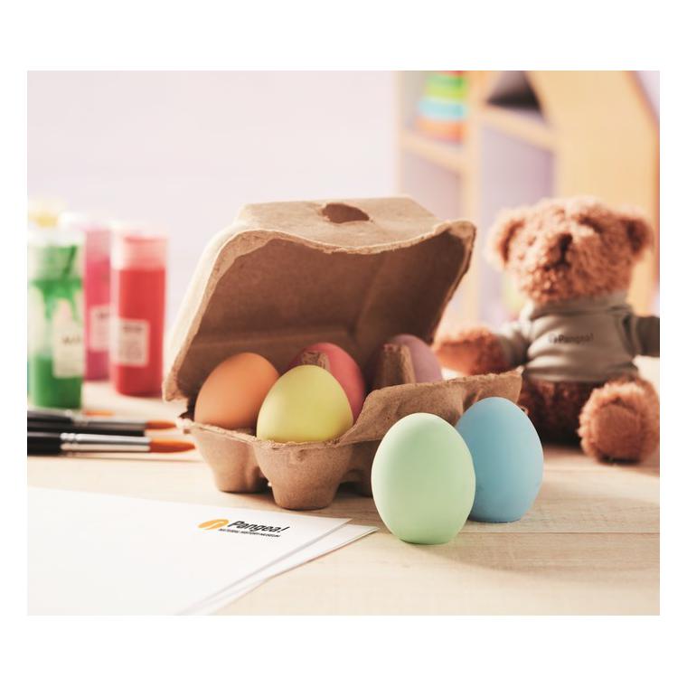 6 crete formă de ou în cutie TAMAGO Bej