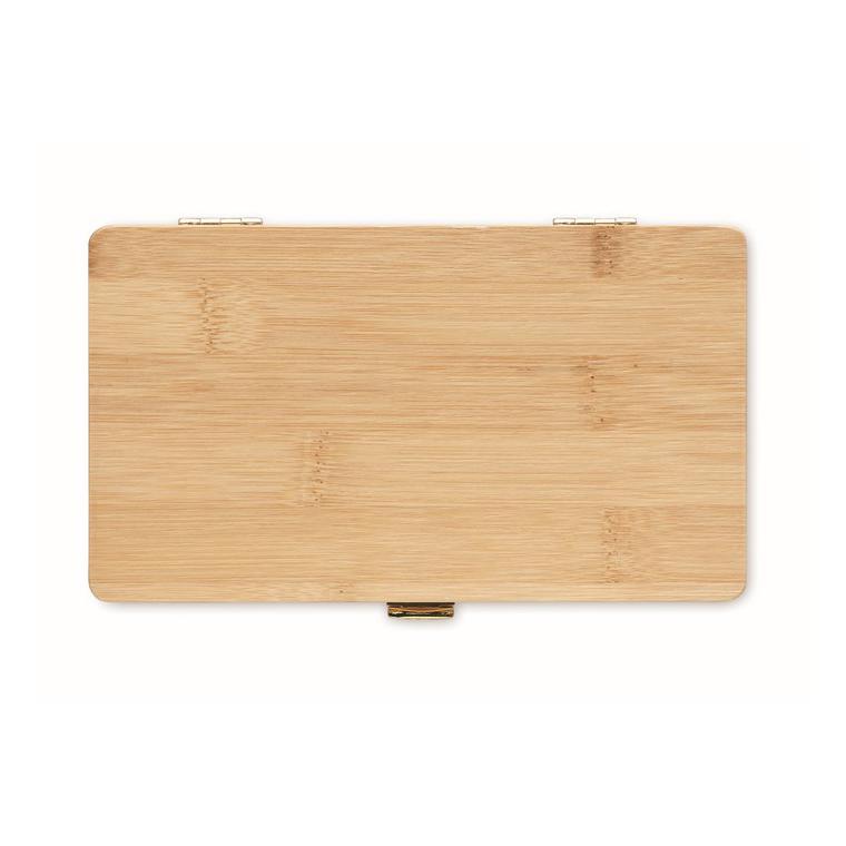 Set de unelte în cutie bambus GALLAWAY Natur