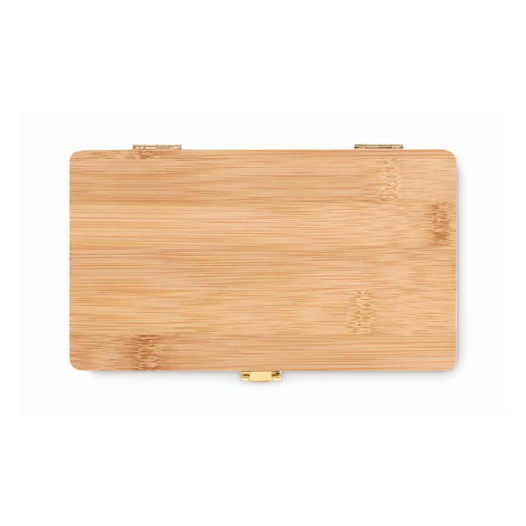 Set de unelte în cutie bambus GALLAWAY Natur