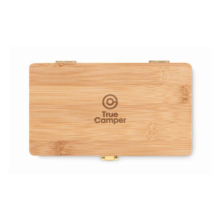 Set de unelte în cutie bambus GALLAWAY Natur