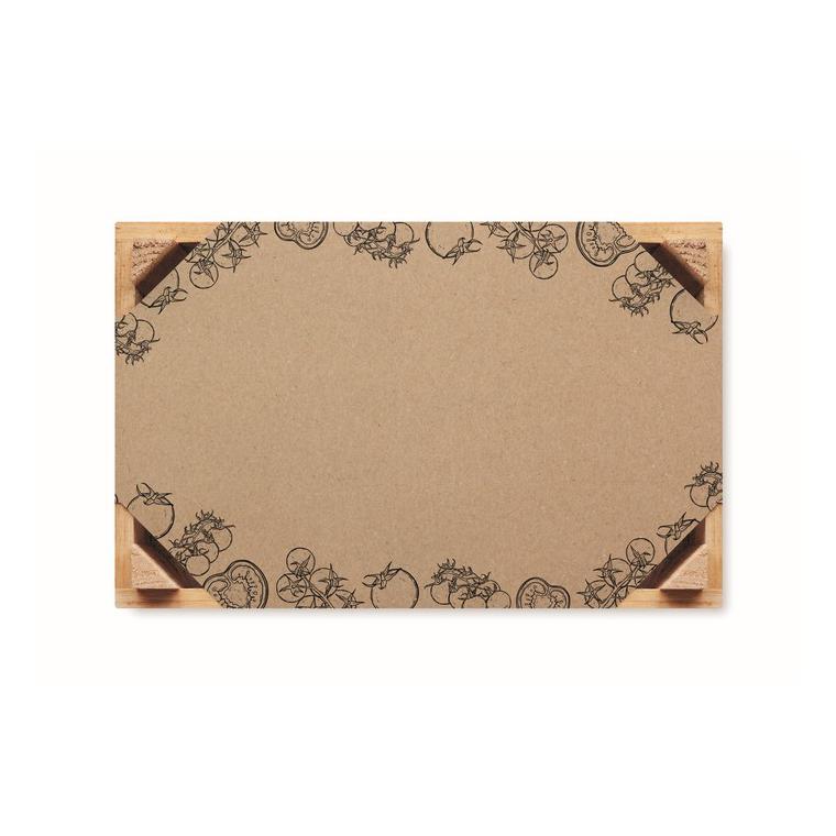 Set de roșii în cutie de lemn TOMATO Natur