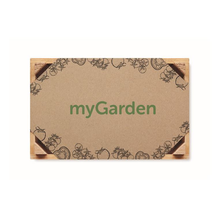 Set de roșii în cutie de lemn TOMATO Natur