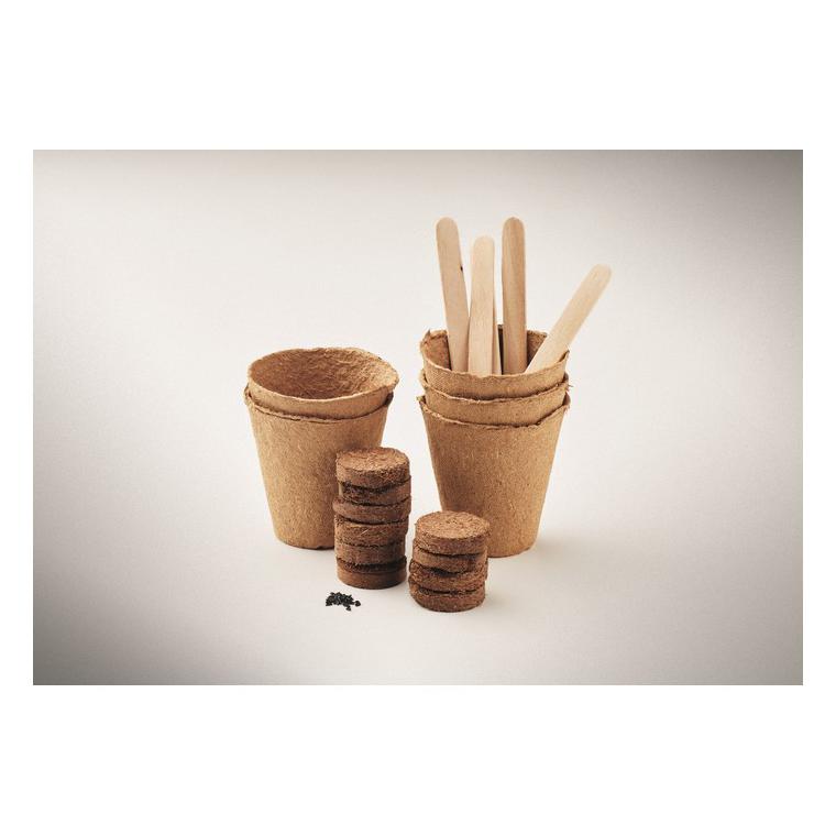 Kit de creștere a florilor FLOWERS Bej