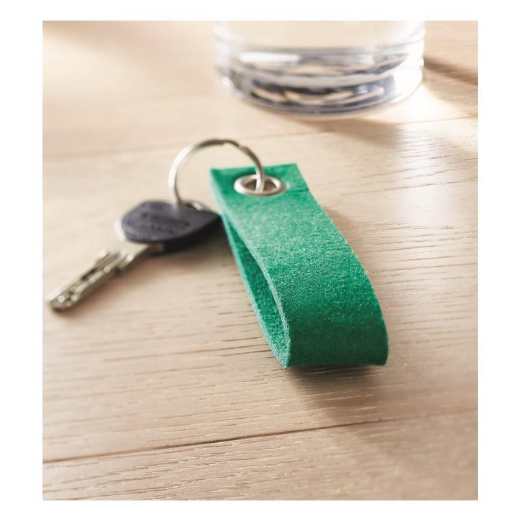 Breloc de chei din pâslă RPET SUORA Verde