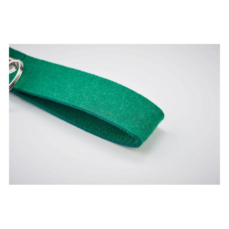 Breloc de chei din pâslă RPET SUORA Verde