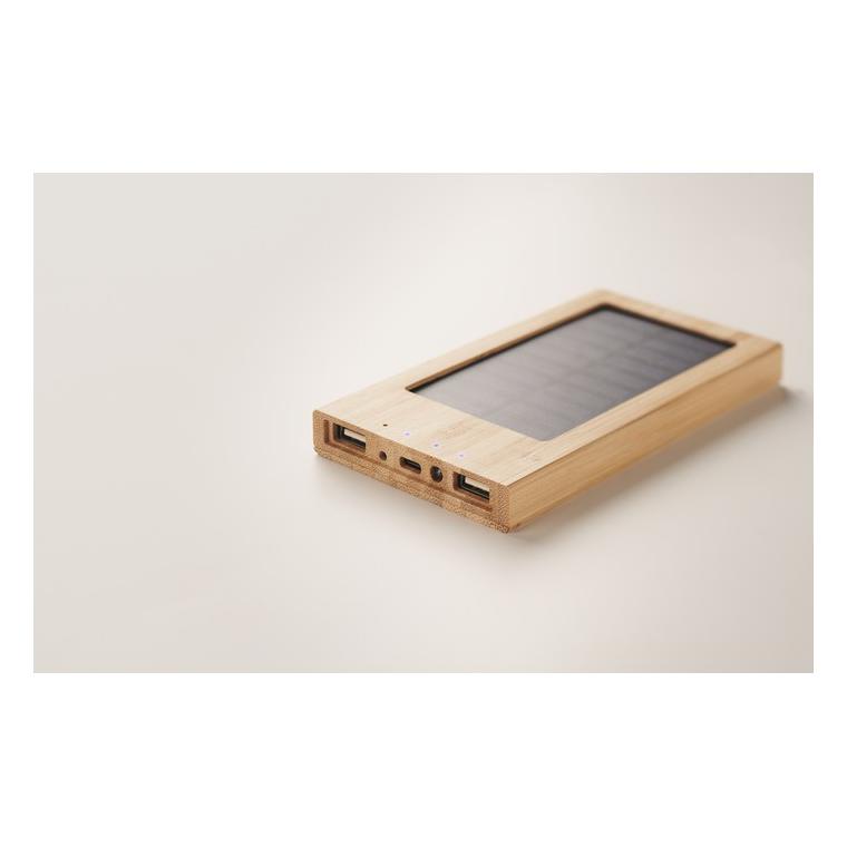 Power bank solar 4000 mAh ARENA SOLAR Natur