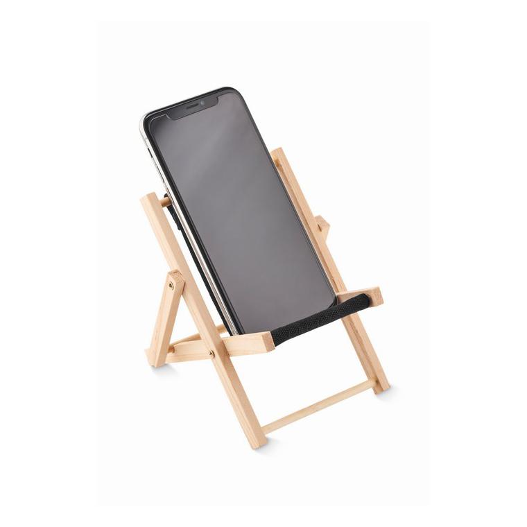 Suport de telefon tip șezlong SILLITA Negru