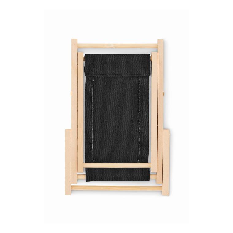 Suport de telefon tip șezlong SILLITA Negru