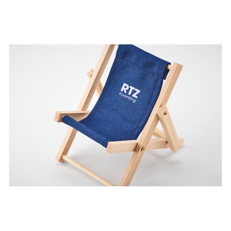 Suport de telefon tip șezlong SILLITA Albastru