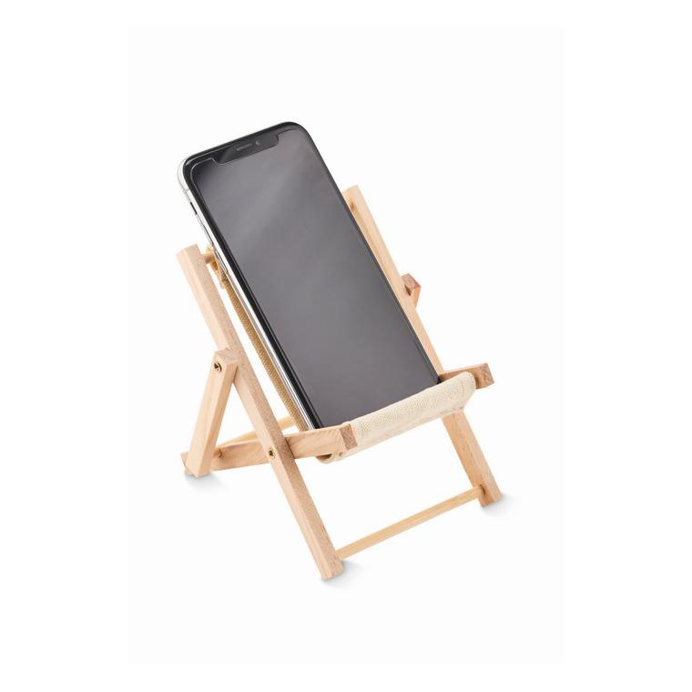 Suport de telefon tip șezlong SILLITA Bej