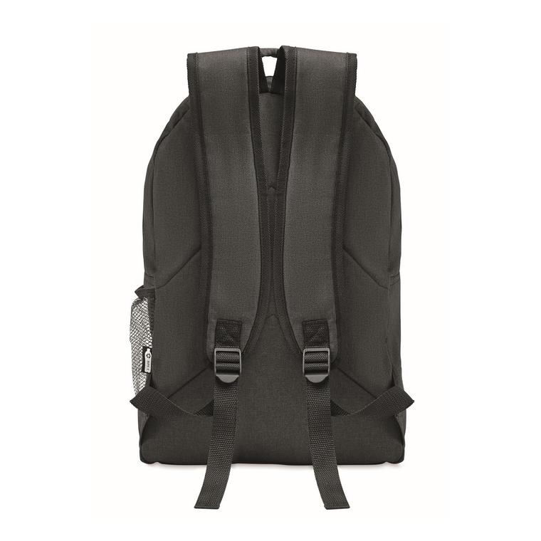Rucsac 600D RPET în 2 tonuri SIENA Negru