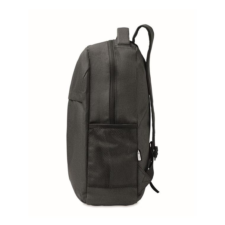 Rucsac 600D RPET în 2 tonuri SIENA Negru