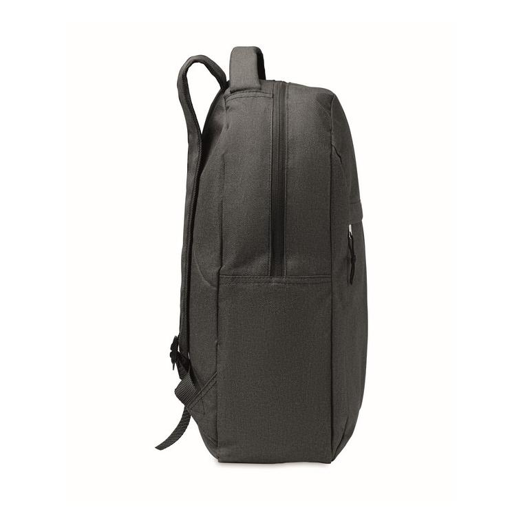 Rucsac 600D RPET în 2 tonuri SIENA Negru