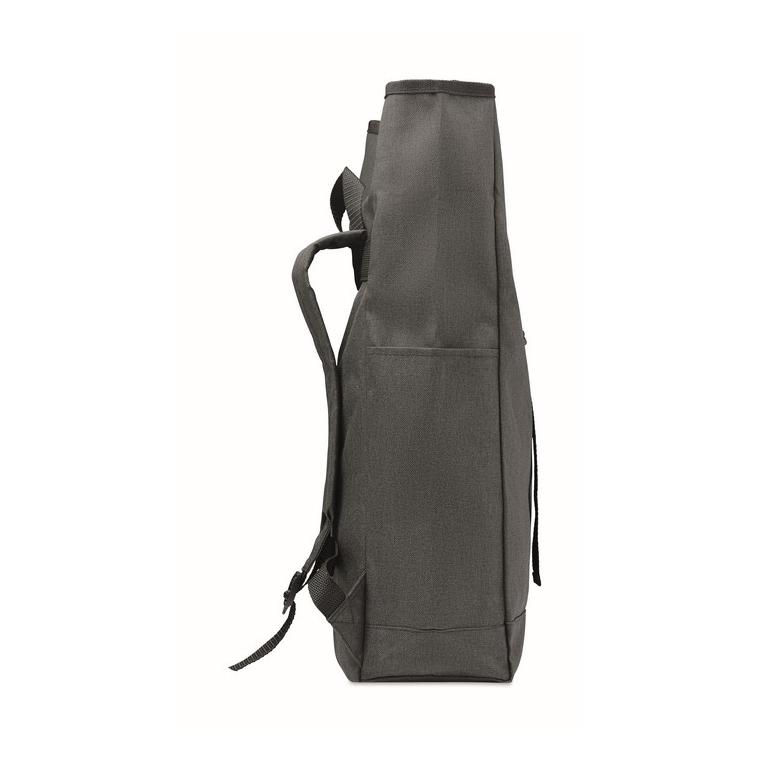 Rucsac 600D RPET 2 tonuri UDINE Negru