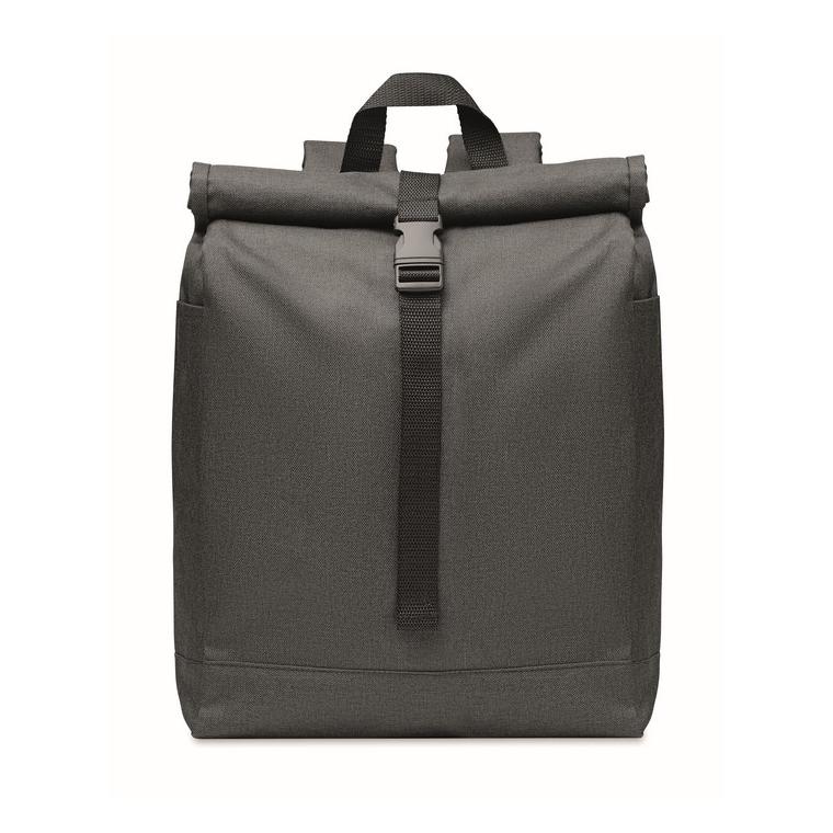 Rucsac 600D RPET 2 tonuri UDINE Negru