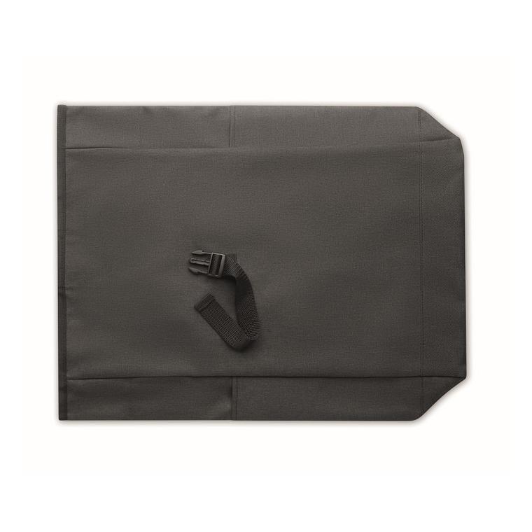 Rucsac 600D RPET 2 tonuri UDINE Negru