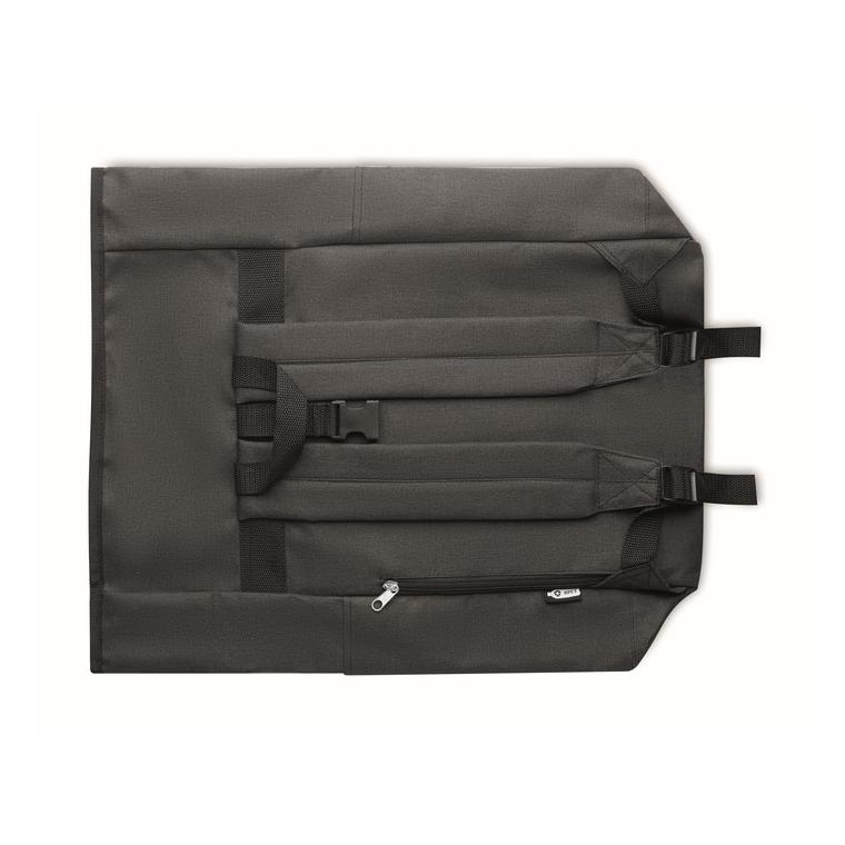 Rucsac 600D RPET 2 tonuri UDINE Negru
