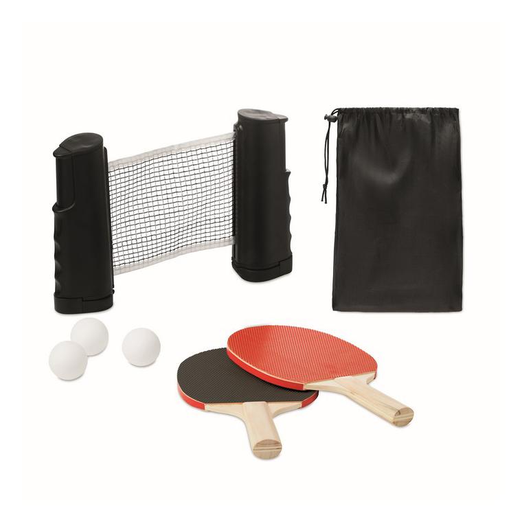 Set de tenis de masă PING PONG Negru