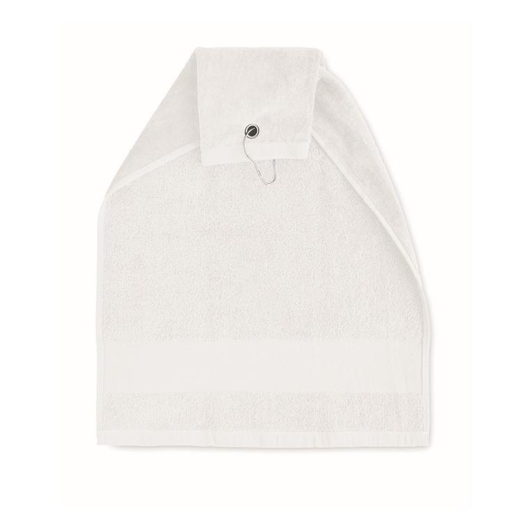 Prosop de golf din bumbac HITOWGO Alb