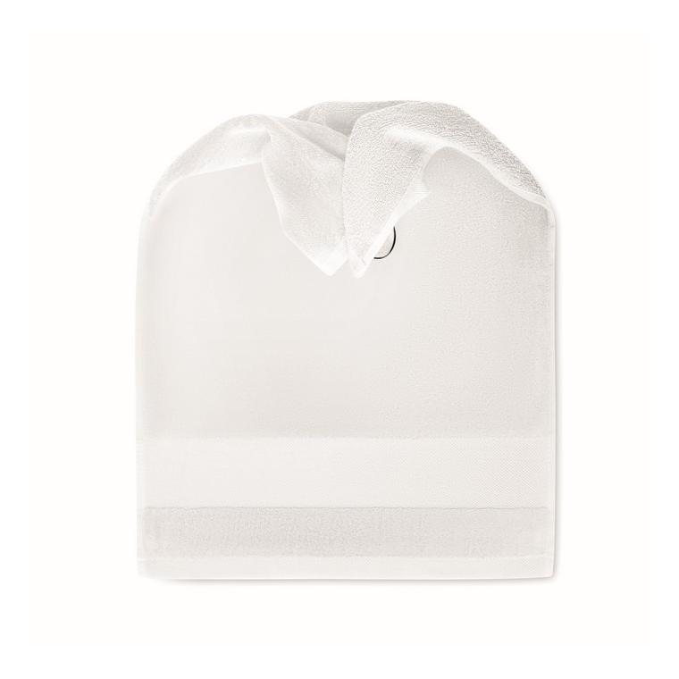 Prosop de golf din bumbac HITOWGO Alb