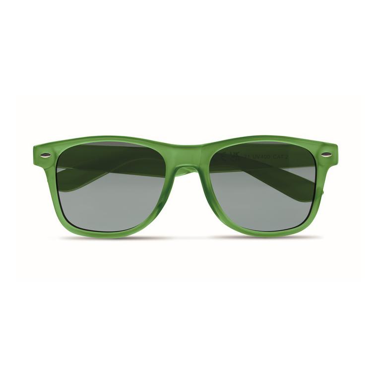 Ochelari de soare din RPET MACUSA Verde transparent