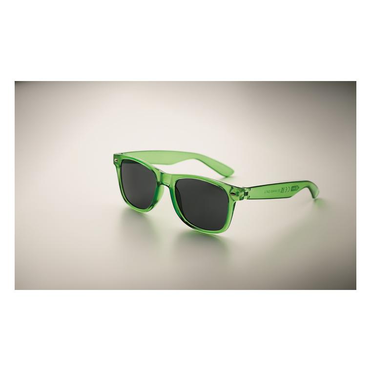 Ochelari de soare din RPET MACUSA Verde transparent