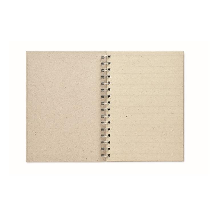 Agenda A5 din hârtie de iarbă GRASS BOOK Bej