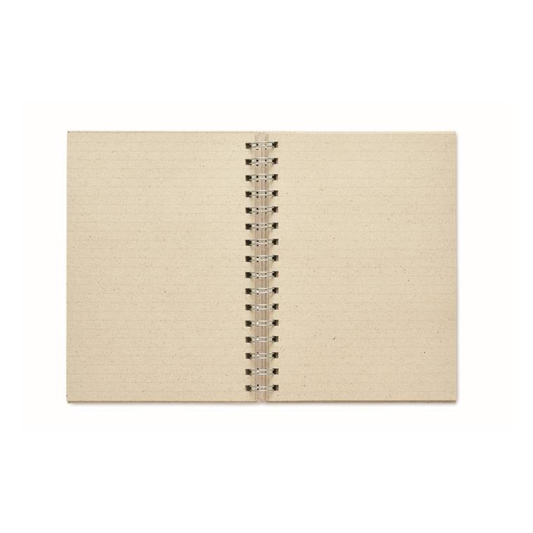 Agenda A5 din hârtie de iarbă GRASS BOOK Bej